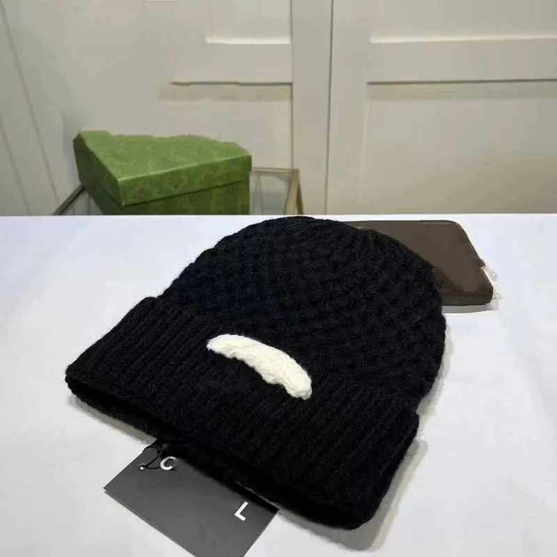 Varm vinterhattmärke Herrmöss beanie beanie designer urinal hatt kvinnors höst och vinter ny g-bokstäver utomhus mode tren