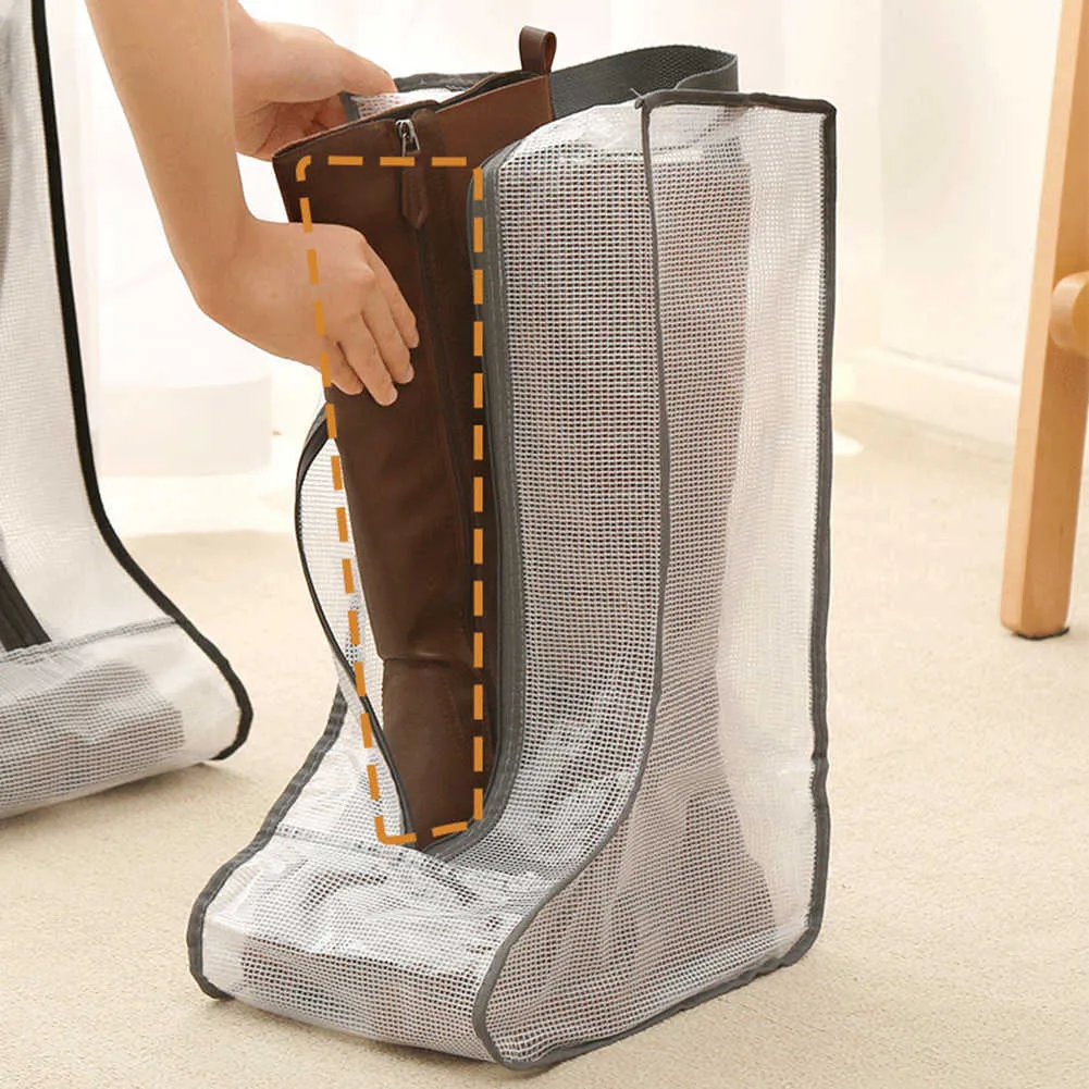 Sac à Chaussures De Voyage étanche - Lot De 2, Translucide, Fermeture éclair, Pour Rangement Valise Ou Placard