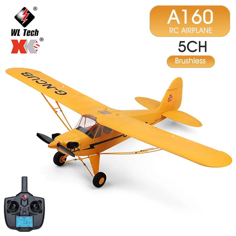 ElectricRC Aircraft Wltoys XK A160 RC Avion 5CH 2.4G Radio Télécommande Avion 650mm Envergure 3D6G Brushless Moteur Avion Jouets pour Enfants 230626