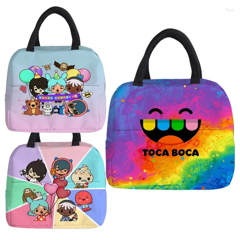 Storage Bags Toca Life World Cooler Waterproof Portable Zipper Thermal