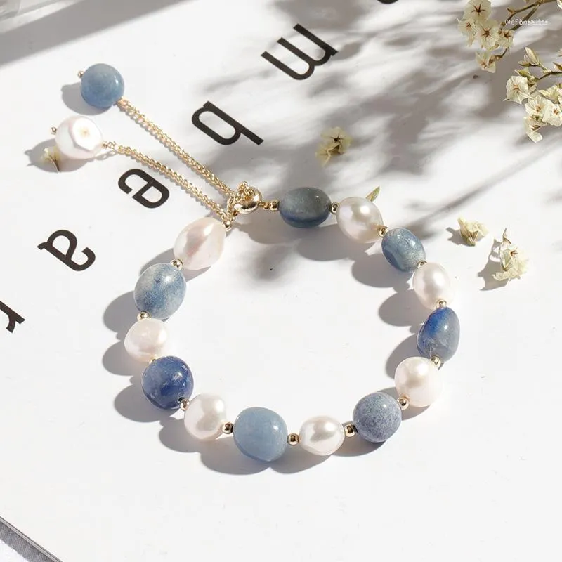 Strand 2023 cristal femme Bracelet perle d'eau douce Simple Version coréenne personnalisé fête bijoux cadeau