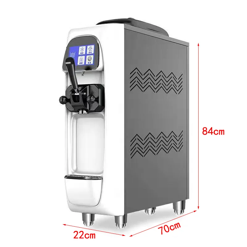 LINBOSS Commercial Kitchen CE Yogurt Carpigiani Gelato Soft Ice Cream Machine Sanck Food Equipment 220V