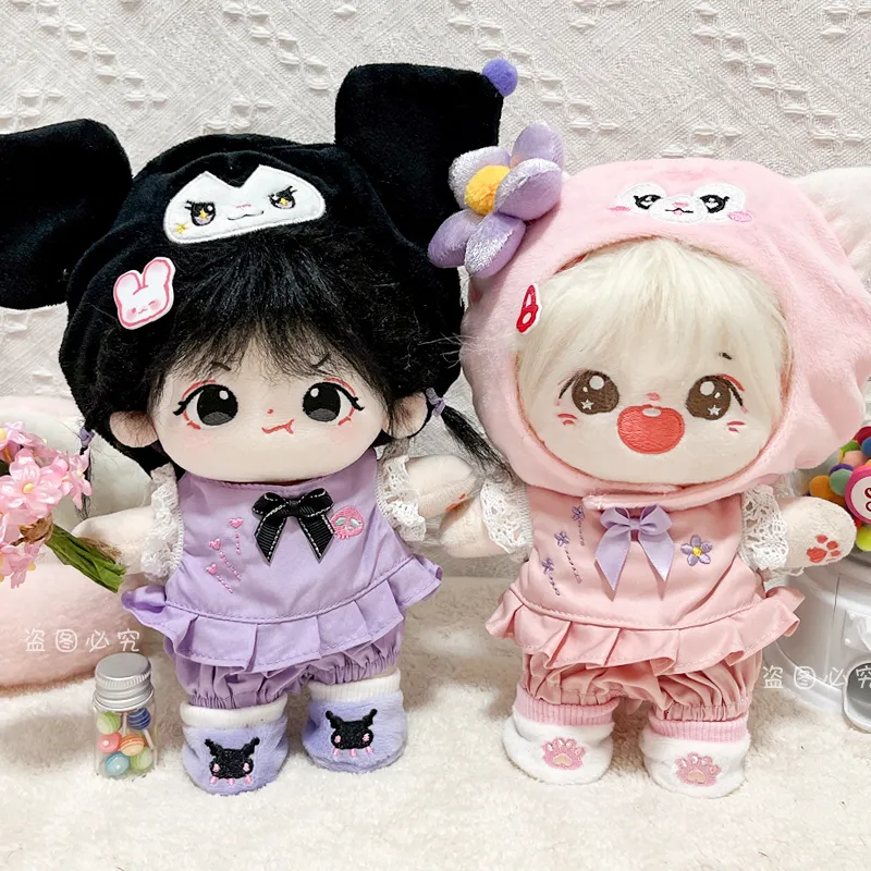 Ensembles Cadeaux Kawaii Kuromi Accessoires En Peluche Pour 20Cm