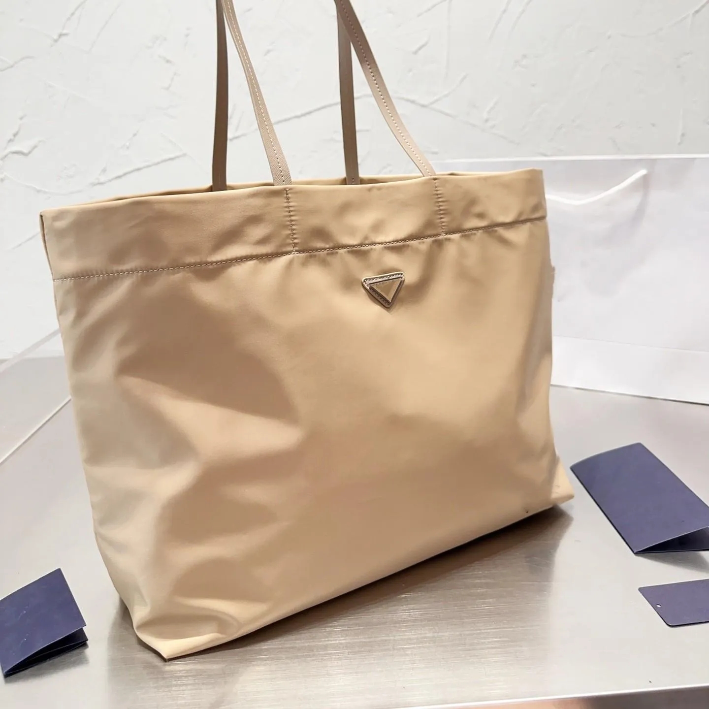 Designer nylon shop tote bags