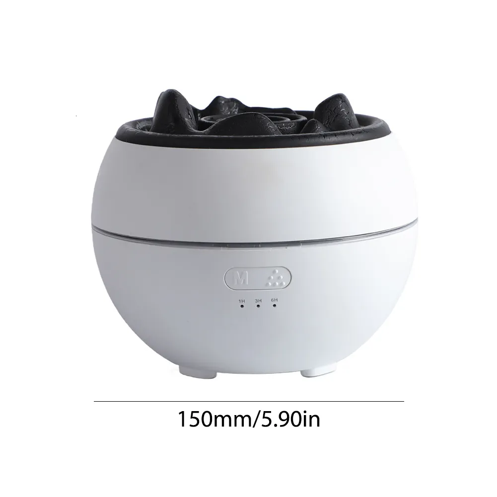 Diffusore Aromaterapia A Ultrasuoni A Forma Di Vulcano, 560ml, 2 Modalità Di Nebbia, Con Telecomando, Luce LED, UE - 2
