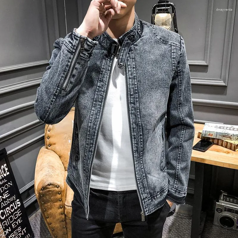 Men's Zip denim jacket