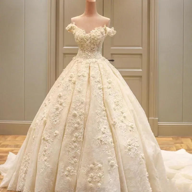 DHgate.com:Modest plus size wed dress bridal gown off