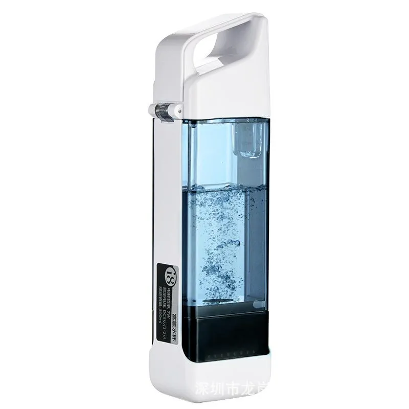 Dispenser Portable High Concentration Hydrogen Water Generator with Self Cleaning Mode Absorb Hydrogen Hydrogenrich 350ml Water Bottle