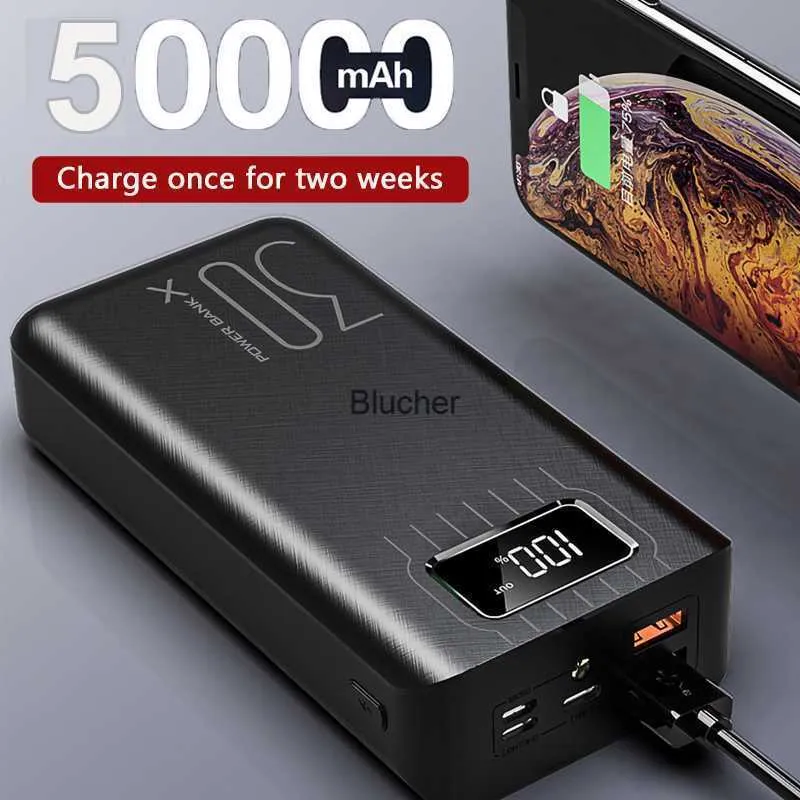 Portable 50000mAh Spigen Power Bank For Mi C230626 External Battery Charger  For Mobile Phones From Blucher, $39.14