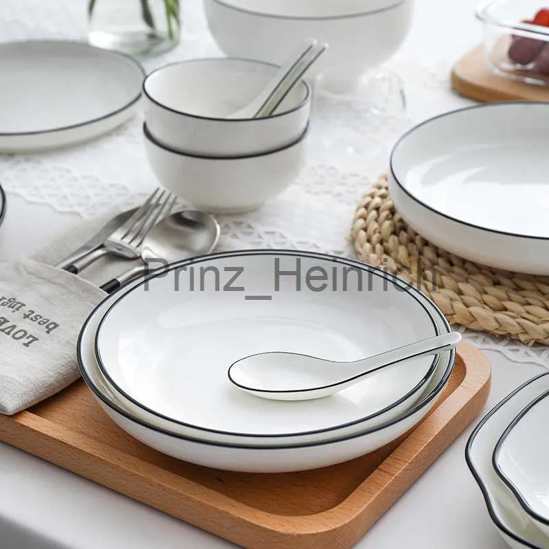 Black and white sale dishes for sale