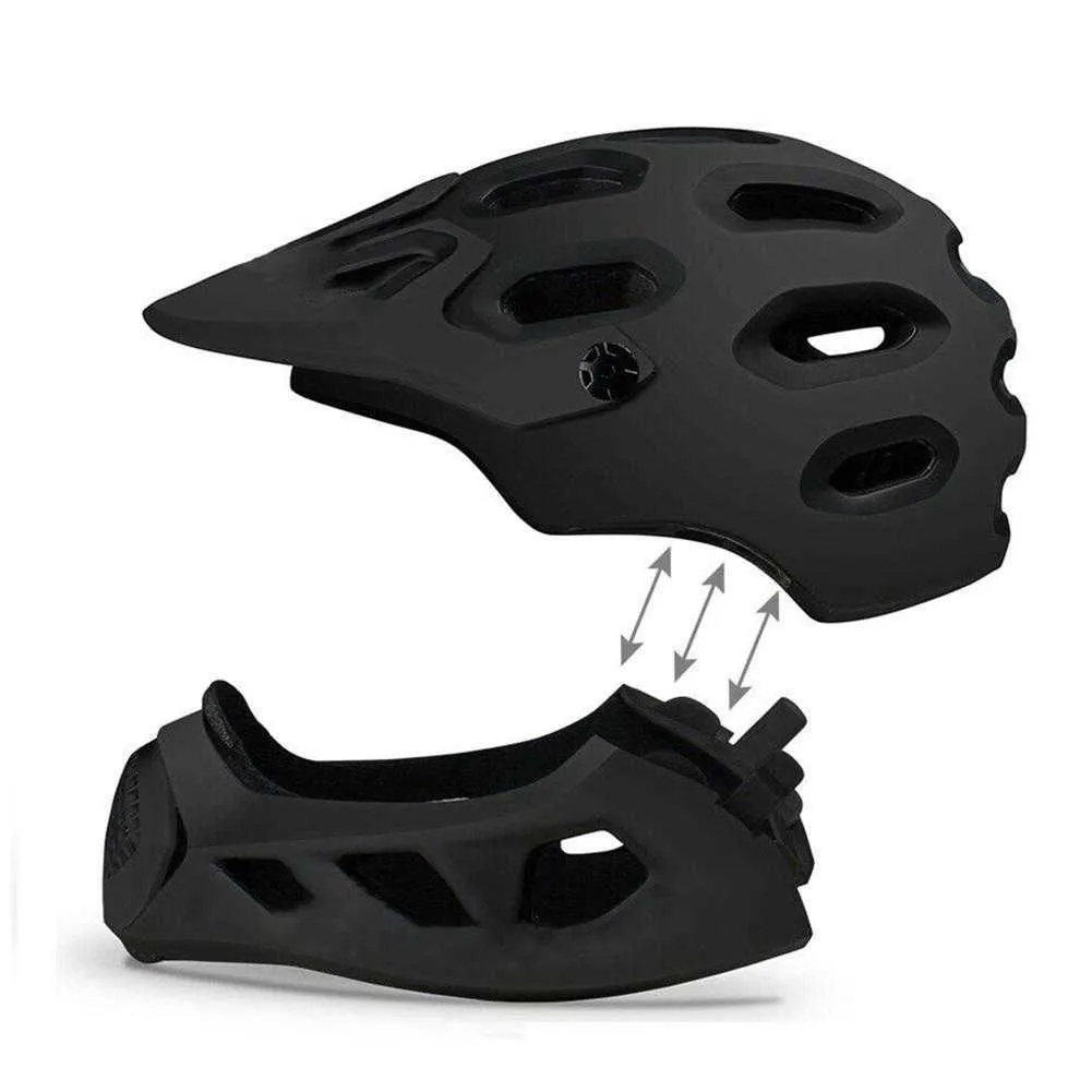 Fahrradhelme Erwachsener Vollgesichtsmotorrad Off-Road MTB Bicyc Sicherheitskopfschutzhelm HKD230626