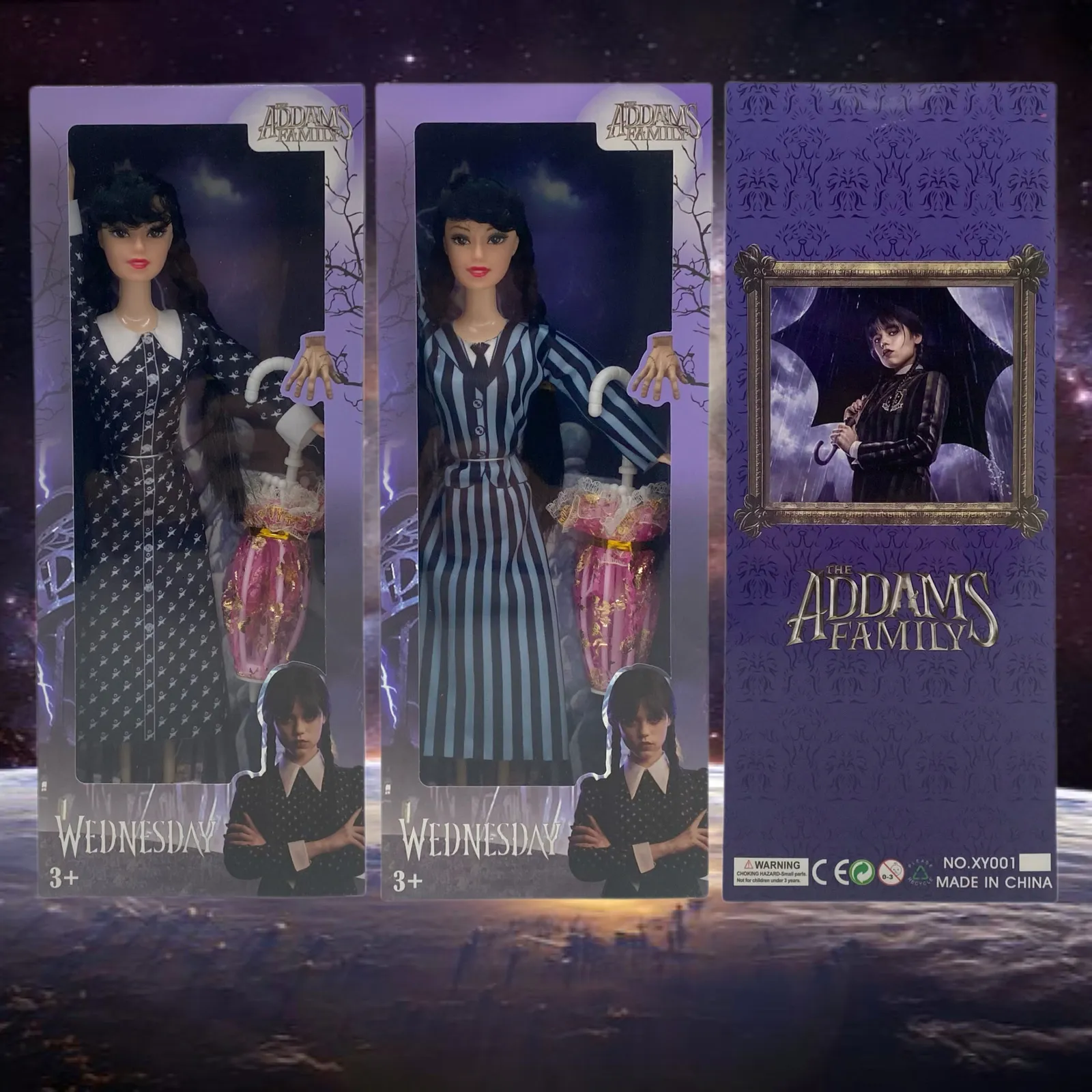 Bambole Mercoledì Addams Famiglia Action Figure Anime Bambola mobile  Decorazione carina Accessori periferici Bambola per regali di compleanno  per