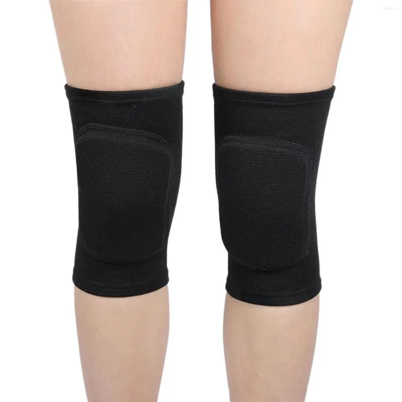 Knäunderlag 1Pair Pad Dancer Workout Elastic Protective Sleeve Men Kvinnor för volleybollyoga som kör non -slip -förtjockad svampfotboll