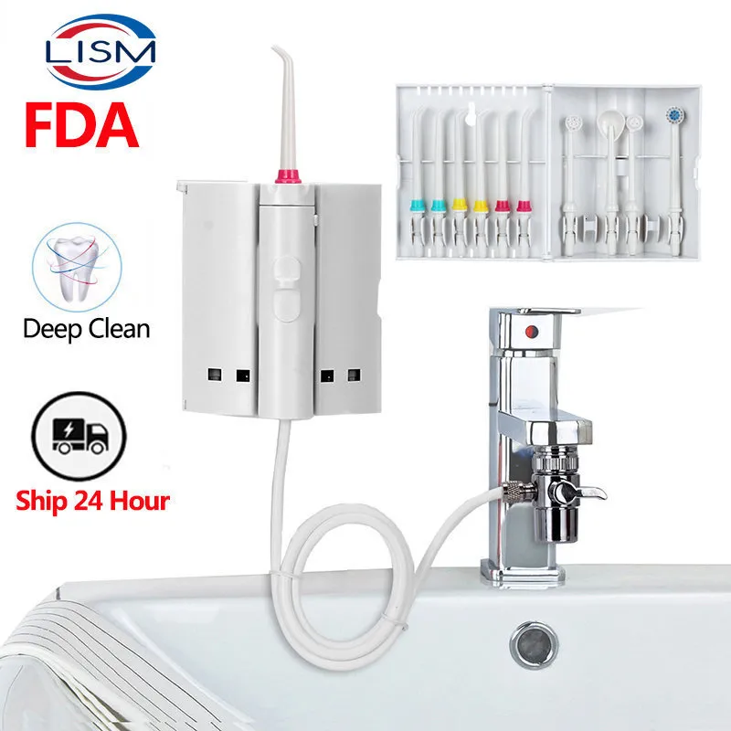 Other Oral Hygiene LISM Faucet Oral Irrigator Replacement Nozzles Family Dental Water Flosser Jet Teeth SPA Whitening Cleaner Power Water Pressure 230626