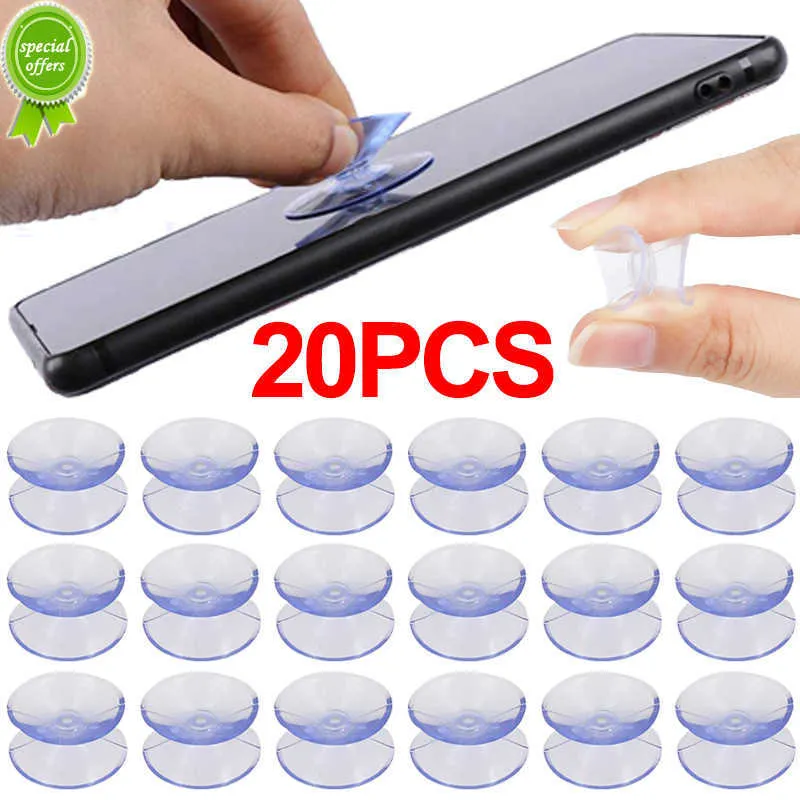 Nouveau 20 PCS Double Face Ventouse 20/30 / 35mm Aspirateur Antidérapant Transparent Sucker Pads pour Verre De Voiture Fenêtre Cuisine Table Top Spacer Holder