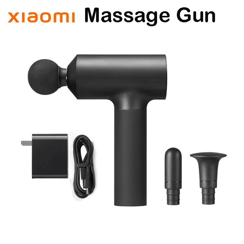 Xiaomi Mijia Pistolet de massage Fascia Gun Body Fascia Relaxation with Portable Bag 45dBLow Noise Soulage les douleurs musculaires profondes Exercice