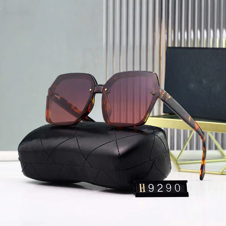 Hurtownia okularów przeciwsłonecznych Nowa moda Xiangjia Big Frame Womens Network Red Tide Street Photography Sunglasses