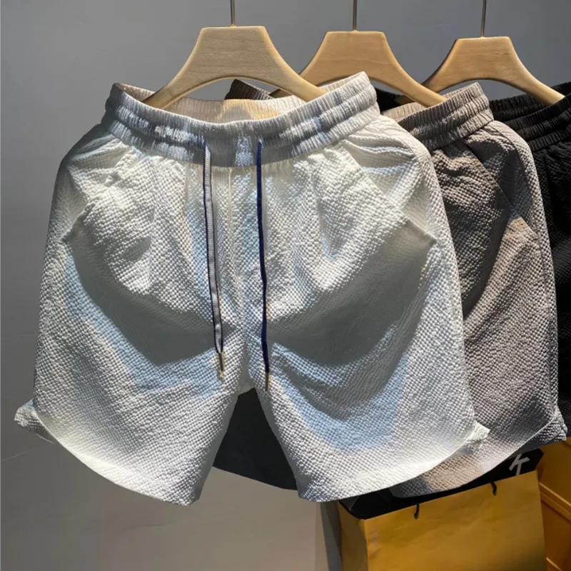 Short de glace d'été pour hommes, pantalon de plage court et ample, décontracté, confortable, vêtements de sport à séchage rapide