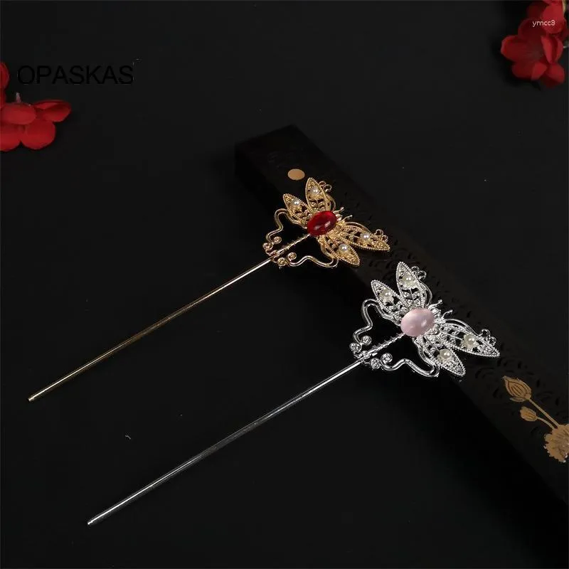 Hårklipp Stick Chopsticks Vintage Beautiful Pin Making Accessories for Women Girl Pt