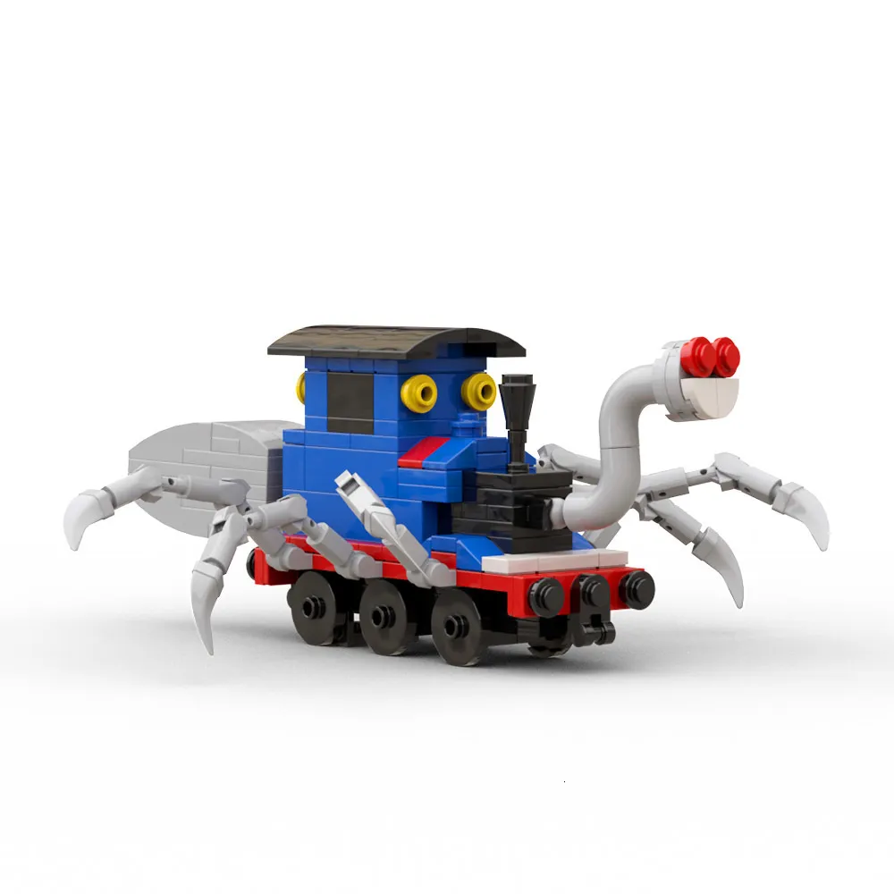Choo-Choo Charles Train Building Block Toy Horror Game Animal Figure  Cartoon Toy