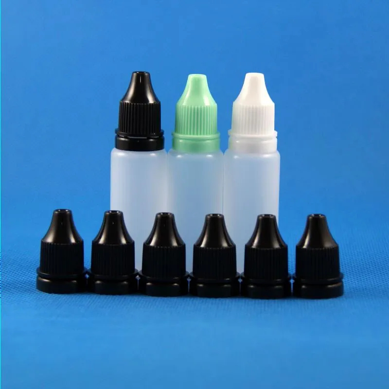 100 Pcs 18ML Flacons compte-gouttes en plastique Inviolable Voleur Preuve E CIG Liquide Liquide HUILE Jus Vapeur 18 mL Hcbmj