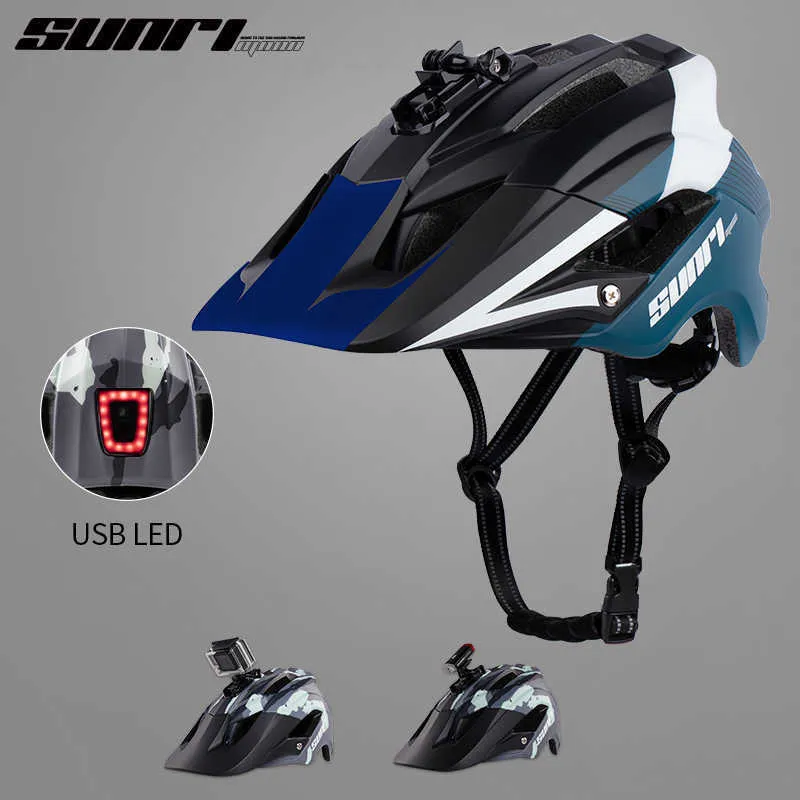 Cycling Helmets SUNRIMOON MTB Road Bike Helmet Dirt Bike with Sun Visor Ciclismo Casco Bicicta Motorcyc Bicyc Helmets for Men HKD230626