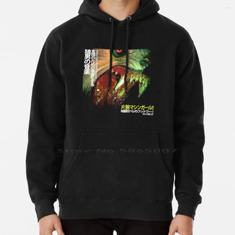 Erkek Hoodies Makine Kızı-Wlfgrl ( Kalite ) Hoodie Kazak 6xl Pamuklu Kız Machinegirl Wlfgrl Jungle Breakcore Juke Y2k