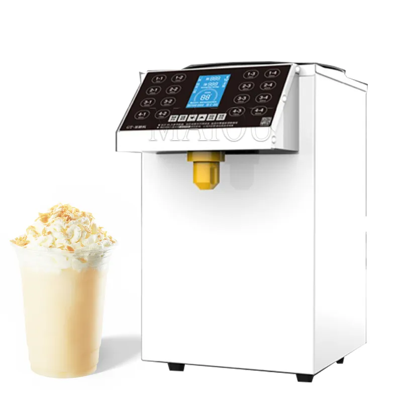 8L16 Macchina quantitativa del fruttosio Distributore automatico di fruttosio Distributore di sciroppo Bubble Tea Shop Attrezzatura per il tè al latte 220V