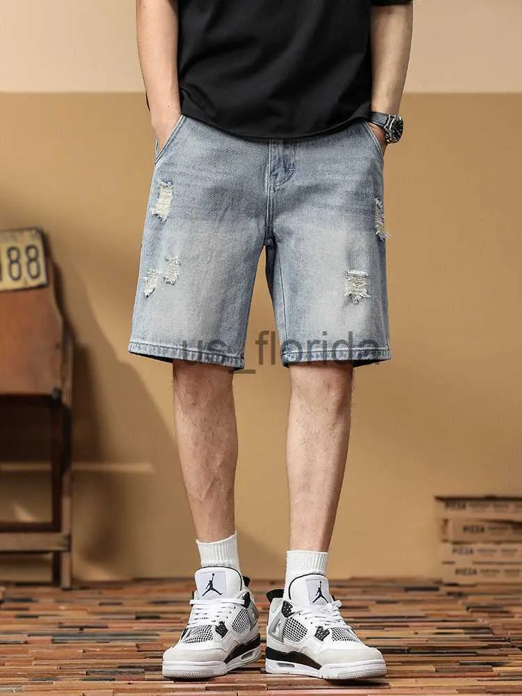 Paul White Stretch Mens Denim Shorts | Mish Mash