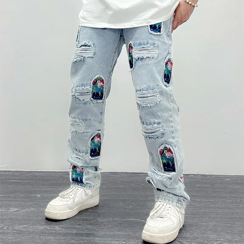 Cyber Y2k Jeans Masculino, Cyber Y2k Clothing Mens