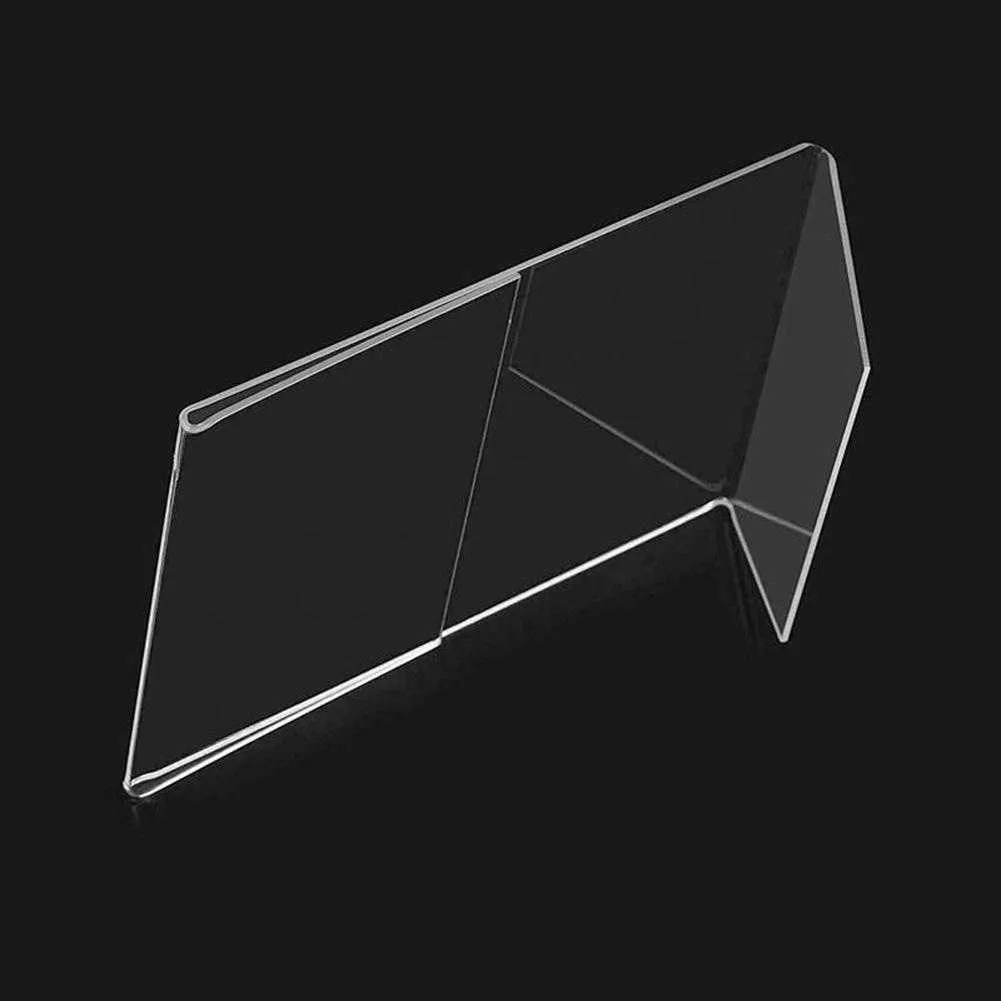 Transparent Acrylic Display Stand 2 Sizes Desk Card... From Cleanfoot ...