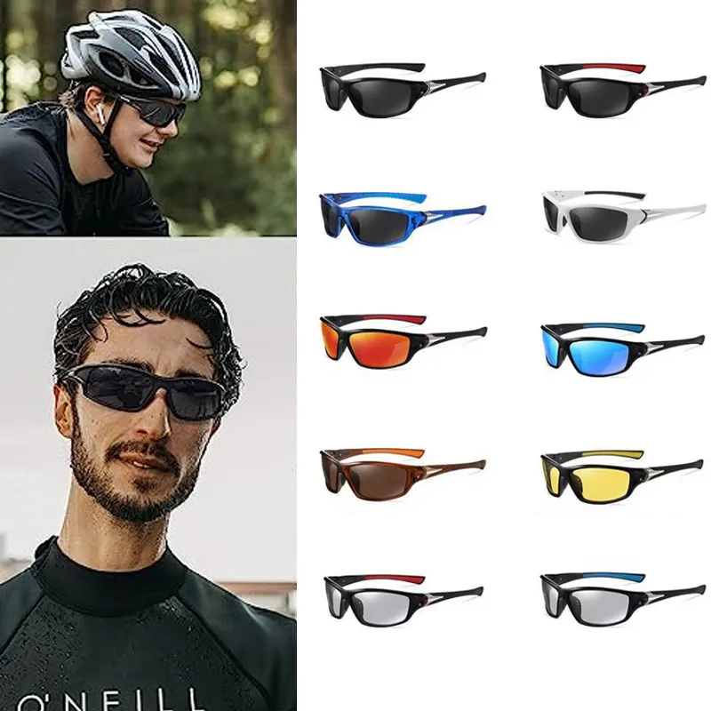 Mens Polarized Sports Sunglasses With UV Protection And Unbreakable Wrap  Around Design For Fishing And Driving From Sportshoes12, $13.59