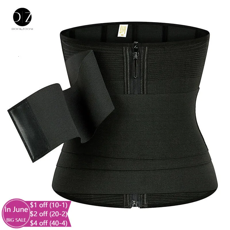 Taille Ventre Shaper 9 Os En Acier Taille Cincher Tondeuse Ceinture Réglable Ventre Ventre Contrôle Snatch Me Up Wrap Bandes Extensibles Mince Corps Shaper Femmes 230626