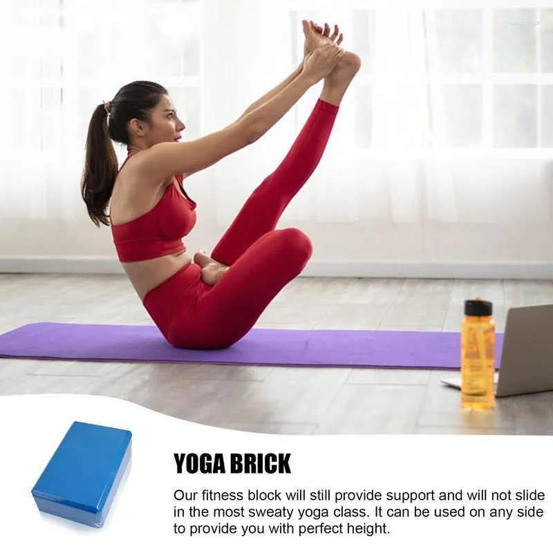 Yoga Block Pack of 2, Sturdy Foam Yoga Blocks with Strap Set, Suitable for  Exercise, Pilates, Stretching, Meditation, Fitness Accessories(Purple) :  : Sports & Outdoors