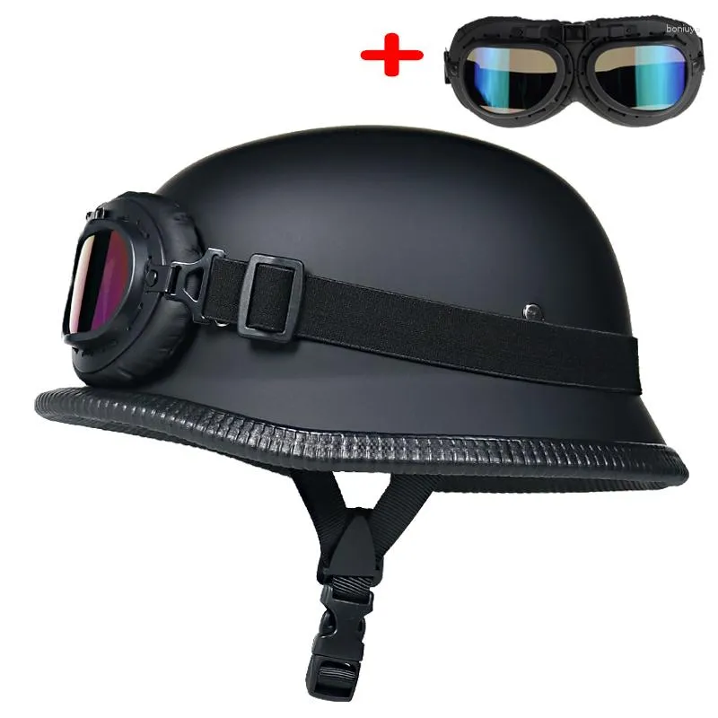 German Style Open Face Half Helmet For Motorcycle Helmets Near Me