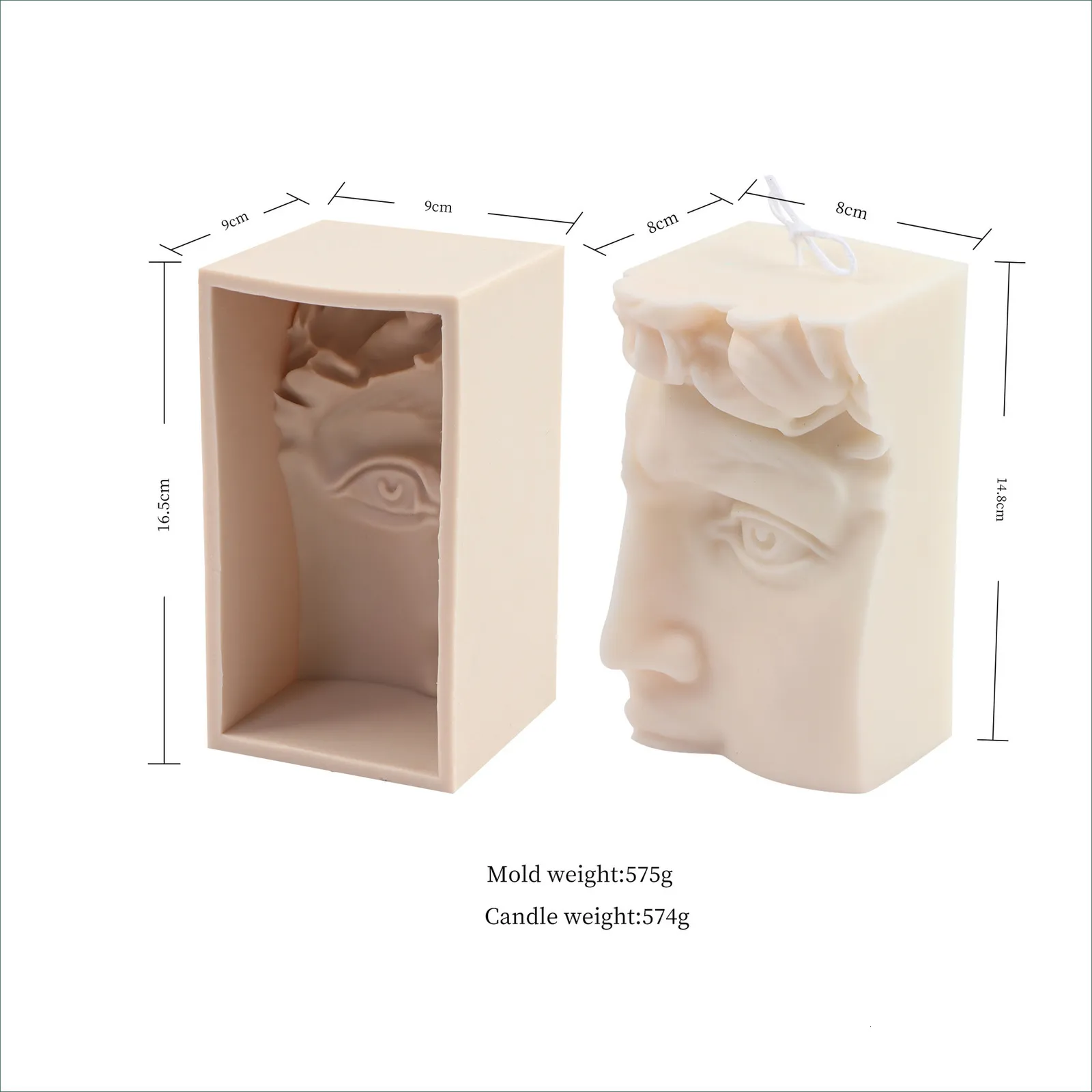 XMOLDNMS Stampo in silicone a forma di medusa con dea mitica per decorare torte, cupcake, cioccolato, caramelle, pasta di gomma, argilla polimerica