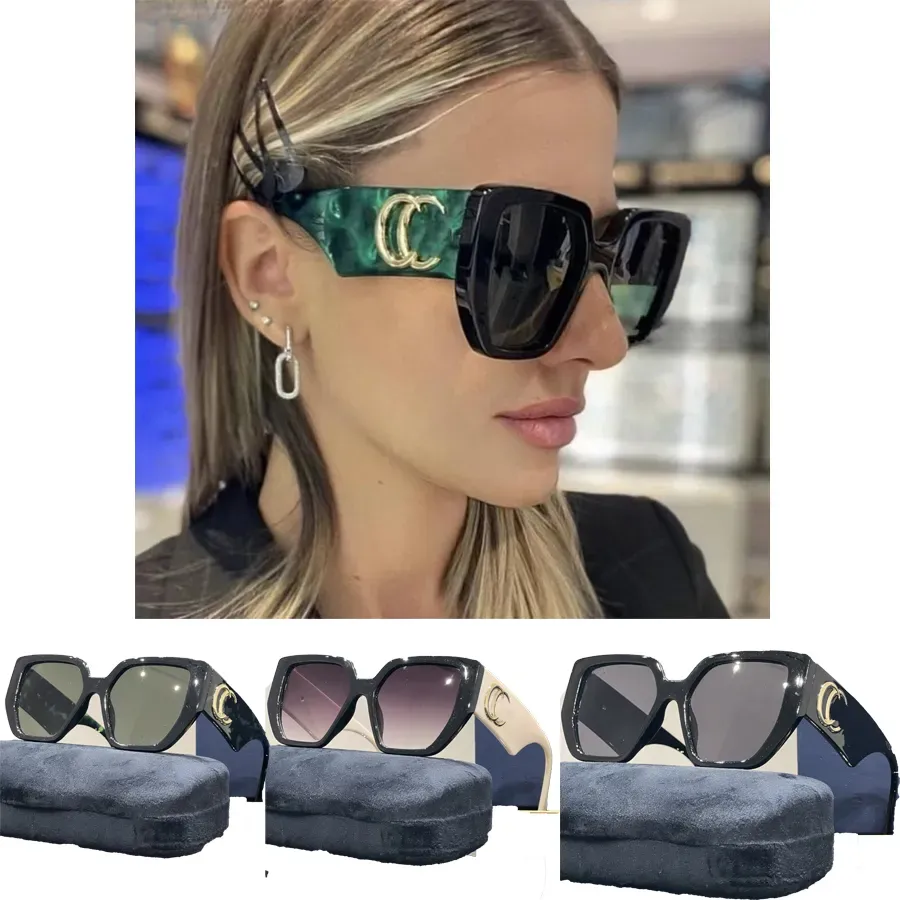 Designer per occhiali da sole da donna Occhiali con protezione UV Occhiali da vista senior per occhiali da donna Montatura per occhiali da sole in metallo vintage Bel regalo Sun Eye