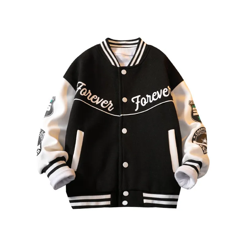 Childrens Varsity Jacke Casual Spring Herbst Herbst Leichtes
