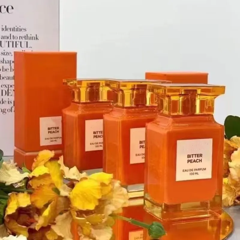 100ml 3.4fl.oz Bitter Peach Perfume For Women Long Lasting Fragrance Body Spray luxury perfume gift Fast shipping