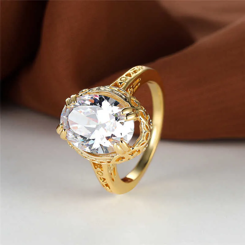 Single big 2024 stone ring design