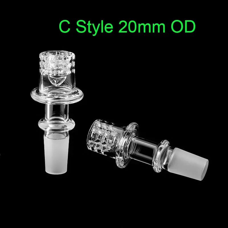 4 Styles Smoking Quartz Enail Banger 20mm 25mm Diamond Knot Beveled Edge Round Bottom QuartzNails For Coil Heater Glass Water Bongs Dab Rigs Pipes