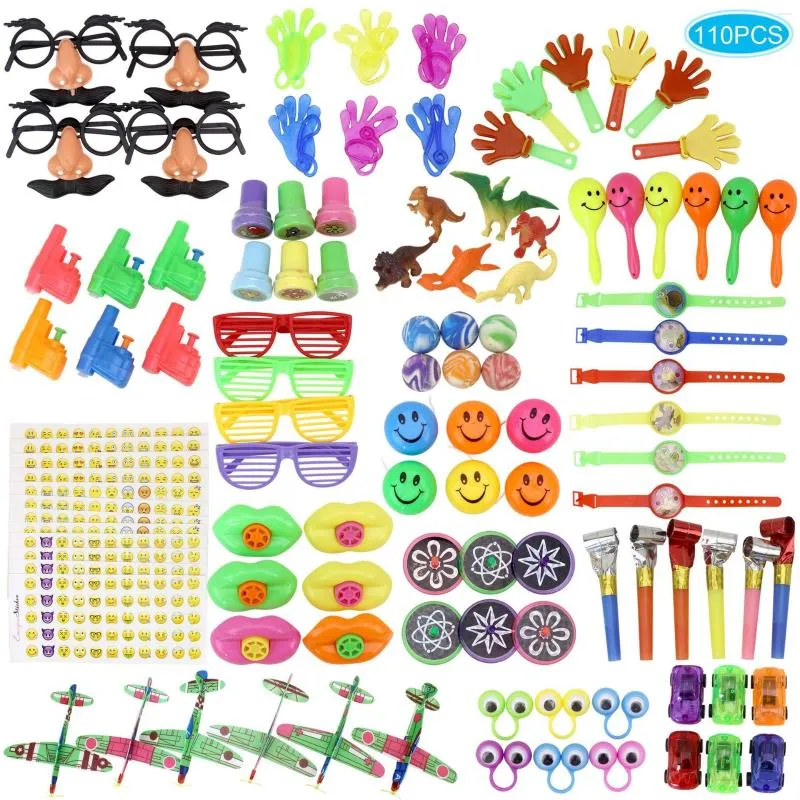 Party Favor 110Pcs Favors Bulk Toys For Kids Assortment Carnival Prizes Treasure Box Birthday Wedding Pinata Filler