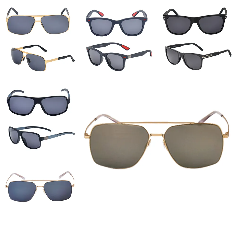 Luxe Hommes femmes lunettes de soleil Designer lunettes de soleil Mode Nouvelles lunettes de soleil carrées de protection solaire en plein air populaires colorées Classique Marque Retro Frame lunettes