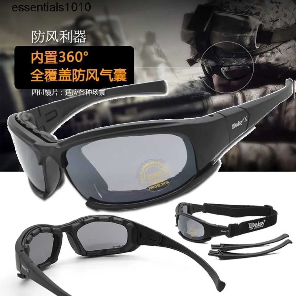 Военные очки American Daisy x7 Goggles, тактические солнцезащитные очки для стрельбы, ночного видения, мотоциклетные лобовые стекла, солнцезащитные очки, очки для стрельбы