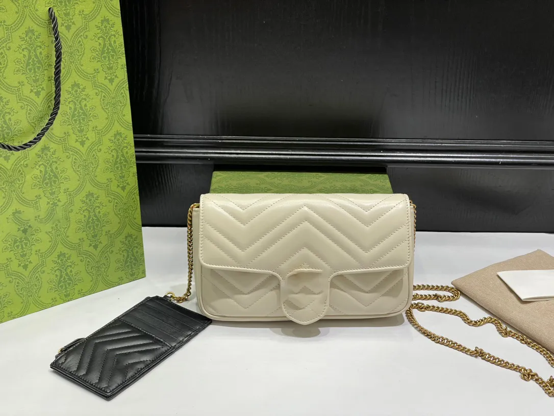 Backpack Designer Card Bag Chain Bag Women's Chain Shoulder Bag Quilted leather purse Crossbody Bag Handbag Bag Luxury Fashion flap Classic Envelope Bag purse