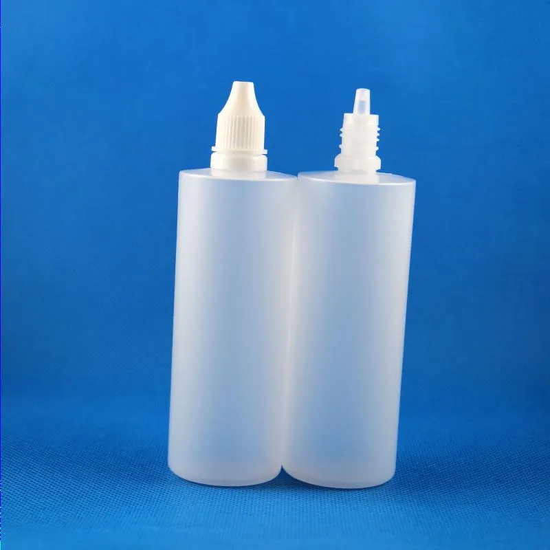 100 Pcs 120ML Flacons compte-gouttes en plastique Inviolable Voleur Preuve E CIG Liquide Liquide HUILE Jus Vapeur 120 mL Wqlht