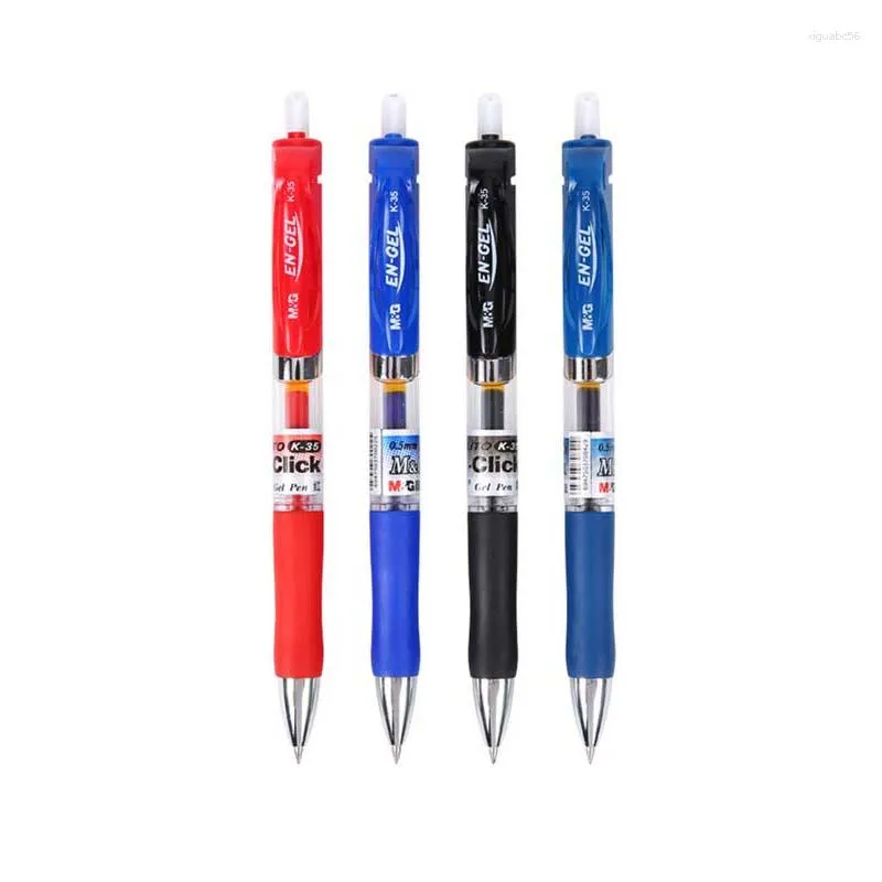5-Pack 0.5mm Retractable Gel Pens & 1 Highlighter Set - Fun Design Fine Point Pens For Drawing, Writing & School Supplies - View #14
