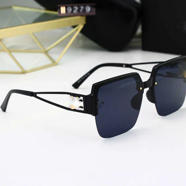 Wholesale of Xiaoxiangfeng for women net red half frame UV resistant new street photos large face slimming sunglasses