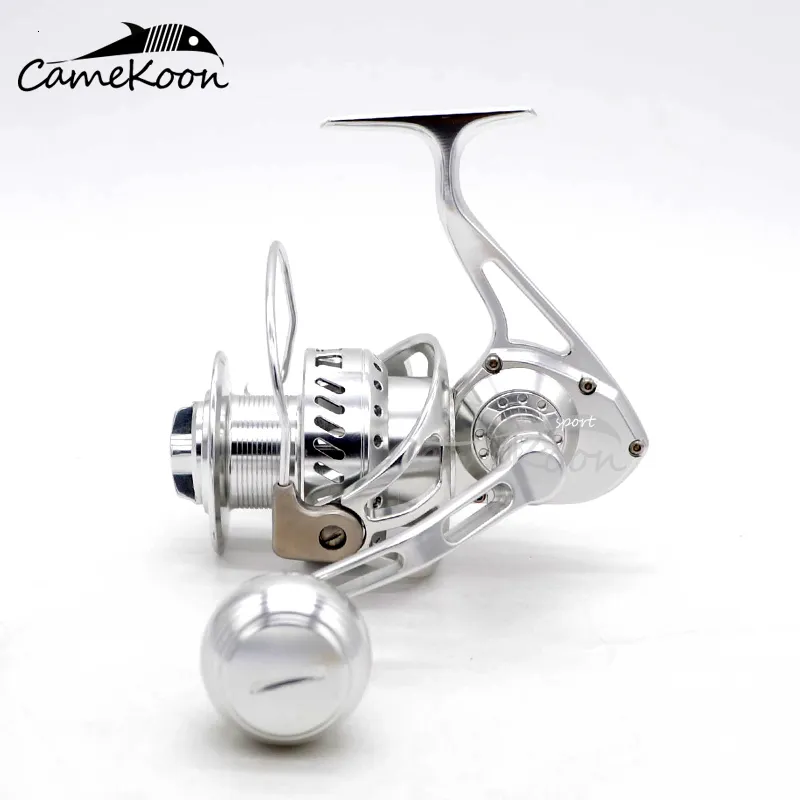 Baitcasting Reels CAMEKOON Heavy Duty Spinning Jigging Fishing Reel All  Aluminum Saltwater 35kg Carbon Drag Waterproof Boat Trolling Coil 230625  From 176,47 €