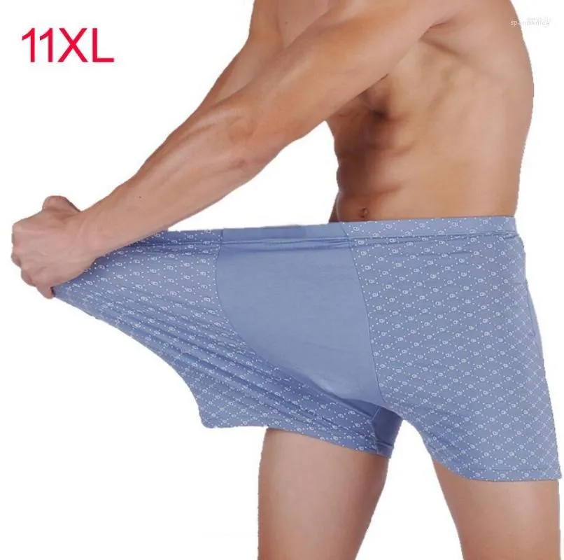 Cuecas masculinas plus size boxer cuecas gordas soltas sob calças boxers 9XL 10XL 11XL masculino